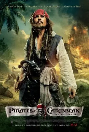Pirates of the Caribbean: On Stranger Tides (2011) Men's Colored T-Shirt - idPoster.com