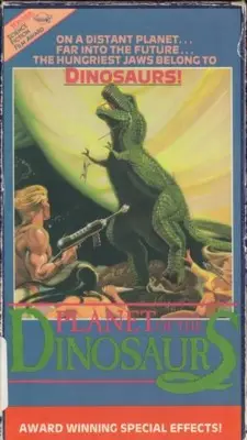 Planet of Dinosaurs (1977) White Tank-Top - idPoster.com