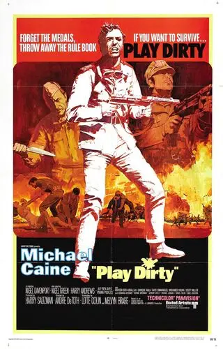 Play Dirty (1969) Baseball Cap - idPoster.com