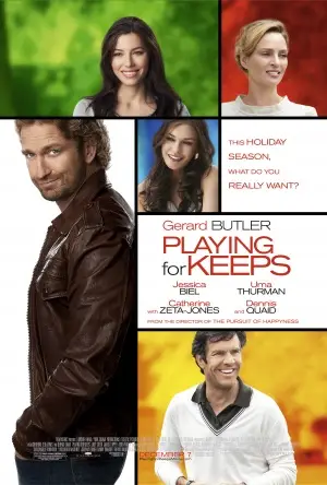 Playing for Keeps (2012) Men's Colored T-Shirt - idPoster.com