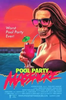 Pool Party Massacre 2017 White T-Shirt - idPoster.com