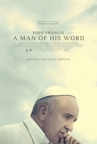 Pope Francis: A Man of His Word (2018) Men's Colored  Long Sleeve T-Shirt - idPoster.com