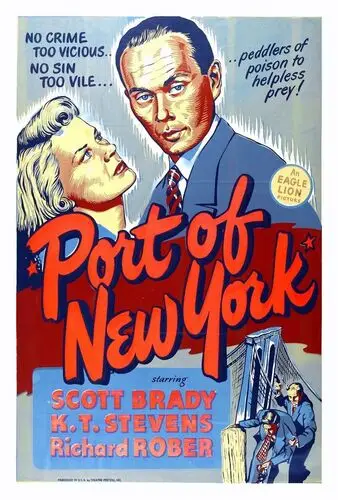 Port of New York (1949) Men's Colored Hoodie - idPoster.com