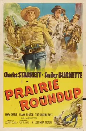 Prairie Roundup (1951) White T-Shirt - idPoster.com