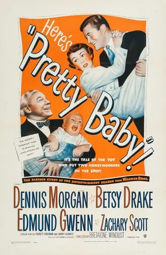 Pretty Baby (1950) White T-Shirt - idPoster.com