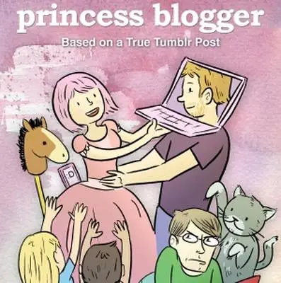 Princess Blogger (2012) White T-Shirt - idPoster.com