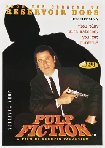 Pulp Fiction (1994) Women's Colored Tank-Top - idPoster.com