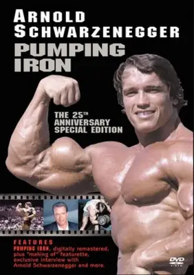 Pumping Iron (1977) Men's Colored  Long Sleeve T-Shirt - idPoster.com