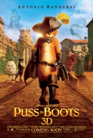 Puss in Boots (2011) White Tank-Top - idPoster.com