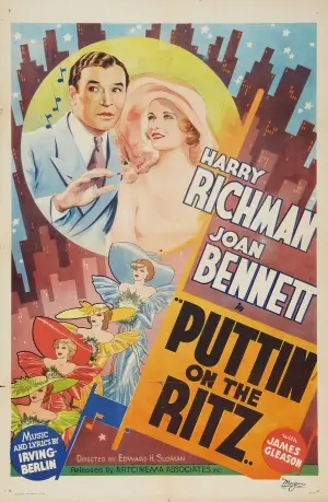 Puttin' on the Ritz (1930) Women's Colored T-Shirt - idPoster.com