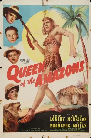 Queen of the Amazons (1947) Men's Colored Hoodie - idPoster.com