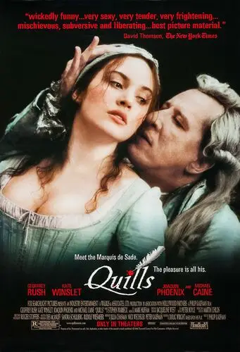 Quills (2000) Women's Colored T-Shirt - idPoster.com