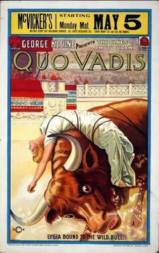 Quo Vadis 1913 Men's Colored T-Shirt - idPoster.com