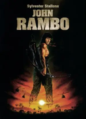 Rambo (2008) White Tank-Top - idPoster.com