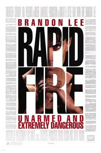 Rapid Fire (1992) Drawstring Backpack - idPoster.com