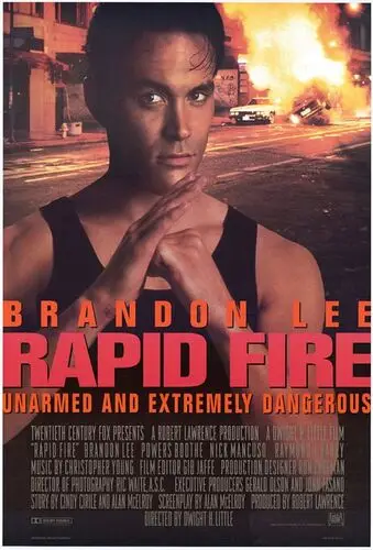 Rapid Fire (1992) Men's Colored Hoodie - idPoster.com