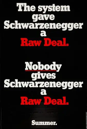 Raw Deal (1986) Men's Colored Hoodie - idPoster.com