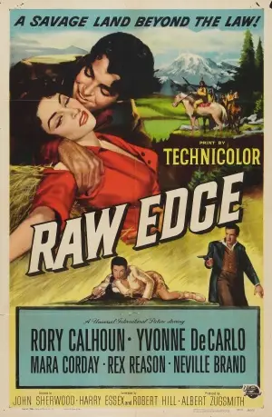 Raw Edge (1956) White T-Shirt - idPoster.com
