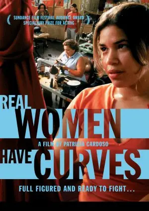 Real Women Have Curves (2002) Women's Colored  Long Sleeve T-Shirt - idPoster.com