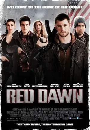 Red Dawn (2012) White T-Shirt - idPoster.com