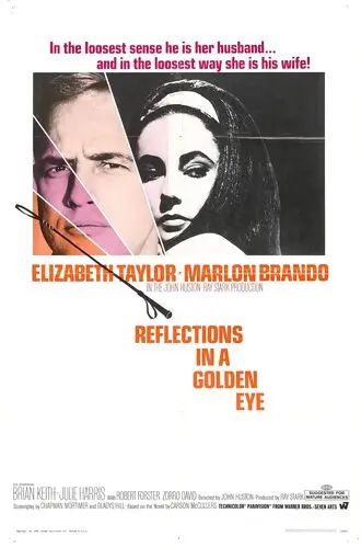 Reflections in a Golden Eye (1967) White T-Shirt - idPoster.com