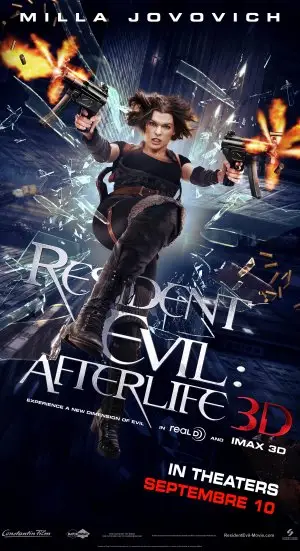 Resident Evil: Afterlife (2010) White T-Shirt - idPoster.com