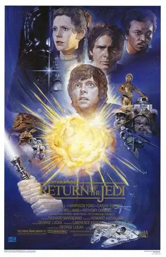 Return of the Jedi (1983) White T-Shirt - idPoster.com
