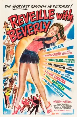 Reveille with Beverly (1943) Women's Colored Tank-Top - idPoster.com