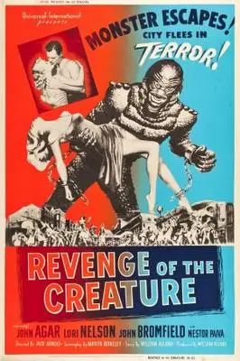 Revenge of the Creature (1955) Men's Colored  Long Sleeve T-Shirt - idPoster.com