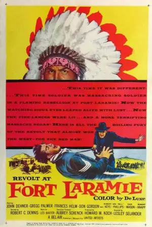 Revolt at Fort Laramie (1957) Drawstring Backpack - idPoster.com