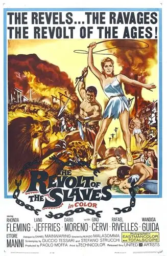 Revolt of the Slaves (1961) Women's Colored  Long Sleeve T-Shirt - idPoster.com