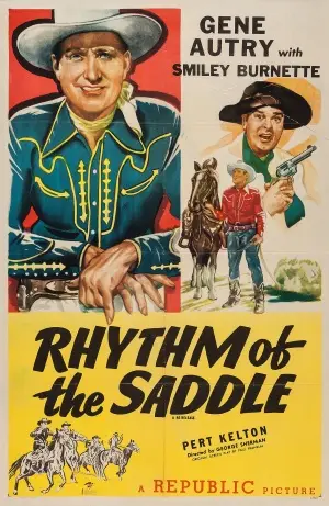 Rhythm of the Saddle (1938) White T-Shirt - idPoster.com