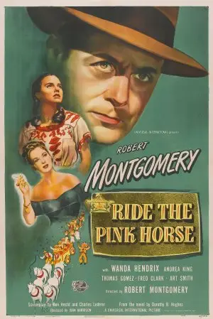 Ride the Pink Horse (1947) White T-Shirt - idPoster.com