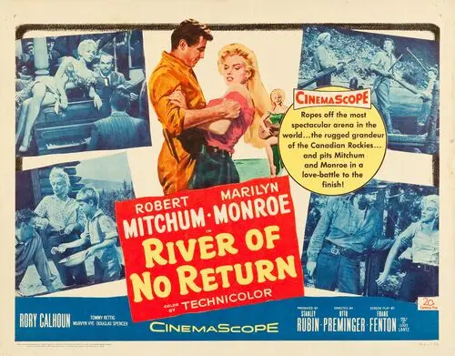 River of No Return (1954) Drawstring Backpack - idPoster.com