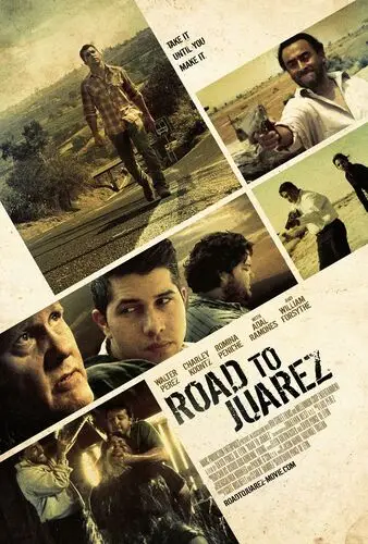 Road to Juarez (2013) White T-Shirt - idPoster.com