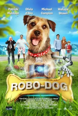 Robo-Dog (2015) Drawstring Backpack - idPoster.com