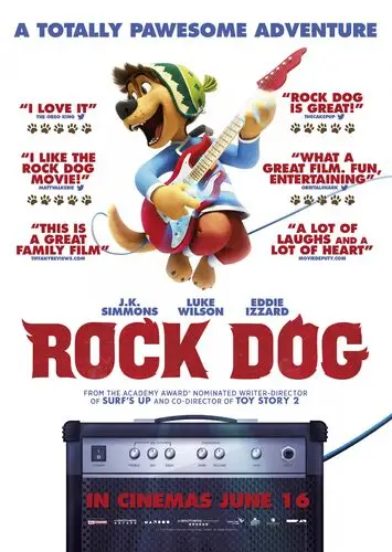 Rock Dog (2016) White Tank-Top - idPoster.com