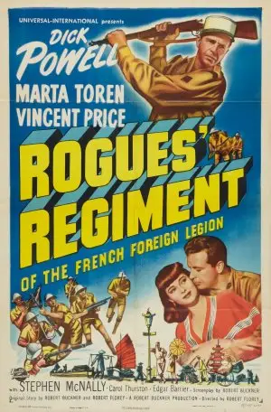 Rogues Regiment (1948) Drawstring Backpack - idPoster.com
