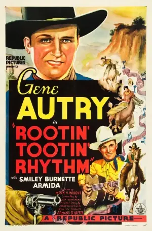 Rootin Tootin Rhythm (1937) Men's Colored T-Shirt - idPoster.com