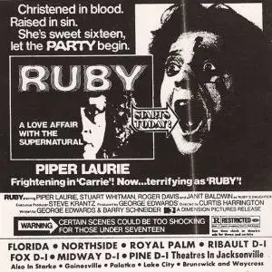 Ruby (1977) posters and prints