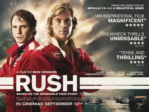 Rush (2013) Men's Colored T-Shirt - idPoster.com