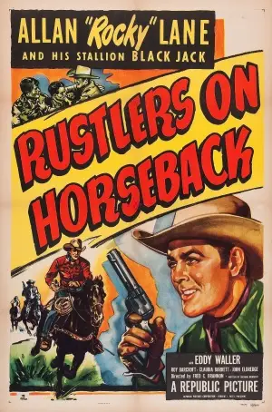 Rustlers on Horseback (1950) White T-Shirt - idPoster.com