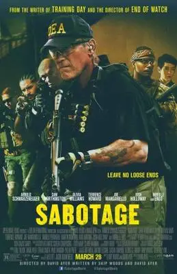 Sabotage (2014) Women's Colored  Long Sleeve T-Shirt - idPoster.com