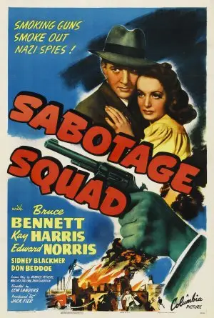 Sabotage Squad (1942) Women's Colored Tank-Top - idPoster.com