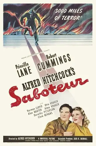 Saboteur (1942) Women's Colored Hoodie - idPoster.com
