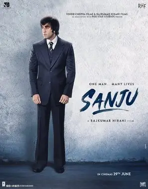Sanju (2018) Men's Colored  Long Sleeve T-Shirt - idPoster.com