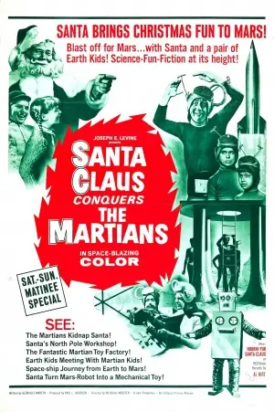 Santa Claus Conquers the Martians (1964) White T-Shirt - idPoster.com