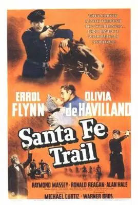 Santa Fe Trail (1940) Men's Colored  Long Sleeve T-Shirt - idPoster.com