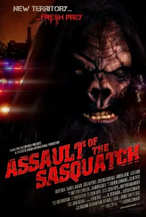 Sasquatch Assault (2009) Men's Colored Hoodie - idPoster.com