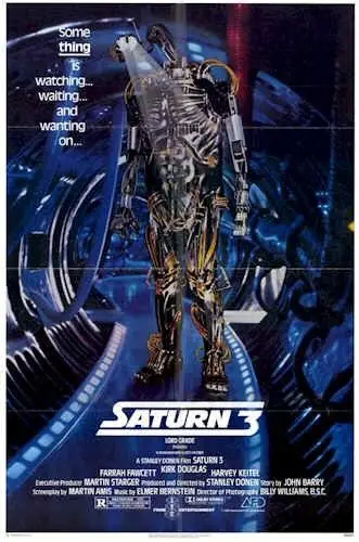 Saturn 3 (1980) White T-Shirt - idPoster.com